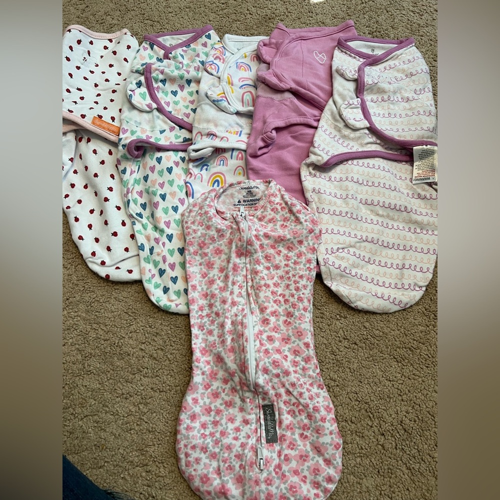 Baby Girl Swaddle Me Bundle - Picture 1 of 1